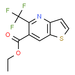 5-(TRIFLUOROMETHYL)THIENO[3,2-B]PYRIDINE-6-CARBOXYLIC ACID, ETHYL ESTER Structure