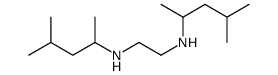 N,N'-bis(4-methylpentan-2-yl)ethane-1,2-diamine Structure