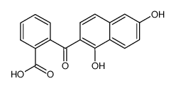 2-(1.6-dihydroxy-[2]naphthoyl)-benzoic acid Structure