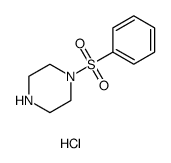 1-(苯基磺酰基)哌嗪盐酸盐结构式