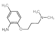 N-[3-(2-Amino-4-methylphenoxy)propyl]-N,N-dimethylamine Structure