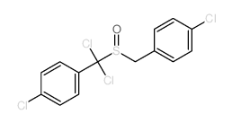 1-chloro-4-[dichloro-[(4-chlorophenyl)methylsulfinyl]methyl]benzene结构式
