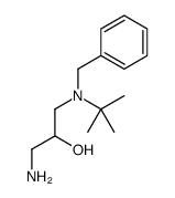 1-amino-3-[(1,1-dimethylethyl)(phenylmethyl)amino]propan-2-ol结构式