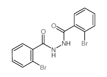 Benzoic acid, 2-bromo-,2-(2-bromobenzoyl)hydrazide Structure