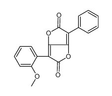 3-(2-Methoxyphenyl)-6-phenylfuro[3,2-b]furan-2,5-dione结构式