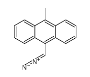 9-(diazomethyl)-10-methylanthracene结构式