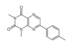 1,3-dimethyl-7-(4-methylphenyl)pteridine-2,4-dione Structure