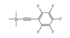 trimethyl-[2-(2,3,4,5,6-pentafluorophenyl)ethynyl]silane Structure