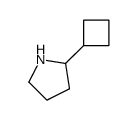 Pyrrolidine, 2-cyclobutyl- (9CI) Structure