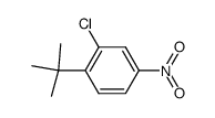 1-tert-butyl-2-chloro-4-nitrobenzene结构式