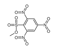 methyl 2,4,6-trinitrobenzenesulfonate结构式