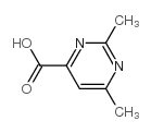 2,6-DIMETHYLPYRIMIDINE-4-CARBOXYLIC ACID结构式