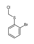 1-bromo-2-(chloromethylsulfanyl)benzene结构式