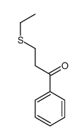 3-ethylsulfanyl-1-phenylpropan-1-one Structure