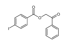 4-Iodobenzoic acid phenacyl ester Structure