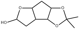 4H-Furo[3,2:3,4]cyclopenta[1,2-d]-1,3-dioxol-6-ol,hexahydro-2,2-dimethyl-(9CI) structure
