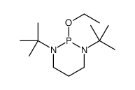 1,3-ditert-butyl-2-ethoxy-1,3,2-diazaphosphinane Structure