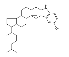 5'-Methoxy-1'H-5α-cholest-2-eno[3,2-b]indole Structure