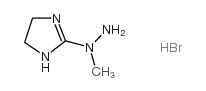 2-(1-甲基肼基)-4,5-二氢-1H-咪唑氢溴化物结构式