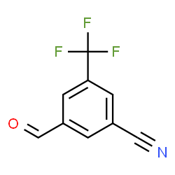 3-Formyl-5-(trifluoromethyl)benzonitrile Structure