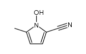 1H-Pyrrole-2-carbonitrile,1-hydroxy-5-methyl-(9CI) structure