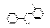 N-(2-methylphenyl)benzamidine结构式