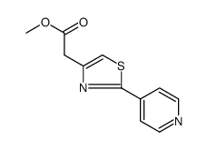 methyl 2-(2-(pyridin-4-yl)thiazol-4-yl)acetate Structure