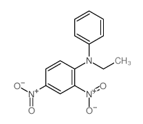 N-ethyl-2,4-dinitro-N-phenyl-aniline结构式