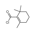 1-Cyclohexene-1-carbonyl chloride, 2,6,6-trimethyl- (9CI) picture