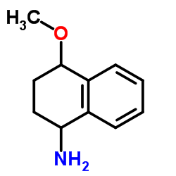 1-Naphthalenamine,1,2,3,4-tetrahydro-4-methoxy-(9CI) Structure