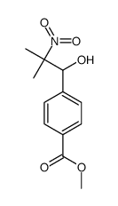methyl 4-(1-hydroxy-2-methyl-2-nitropropyl)benzoate结构式