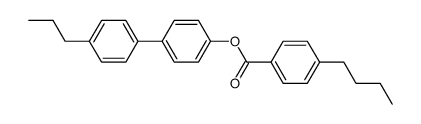 4'-propyl(1,1'-biphenyl)-4-yl 4-butylbenzoate Structure