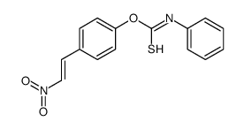 O-[4-(2-nitroethenyl)phenyl] N-phenylcarbamothioate Structure