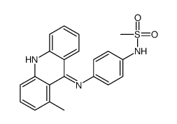 N-[4-[(1-methylacridin-9-yl)amino]phenyl]methanesulfonamide结构式