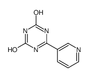 6-pyridin-3-yl-1H-1,3,5-triazine-2,4-dione Structure