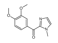 (3,4-dimethoxyphenyl)-(1-methylimidazol-2-yl)methanone Structure