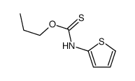 O-propyl N-thiophen-2-ylcarbamothioate结构式