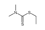 Dimethyldithiocarbamic acid ethyl ester结构式