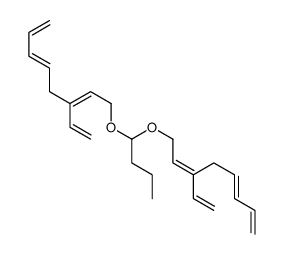 6-ethenyl-8-[1-(3-ethenylocta-2,5,7-trienoxy)butoxy]octa-1,3,6-triene结构式