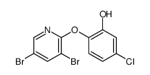 5-chloro-2-(3,5-dibromopyridin-2-yl)oxyphenol Structure