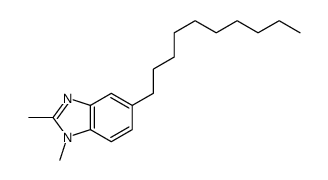 5-decyl-1,2-dimethylbenzimidazole Structure