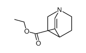 1-Azabicyclo[2.2.2]oct-2-ene-3-carboxylic acid ethyl ester Structure