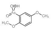 (2,5-dimethoxyphenyl)arsonic acid结构式