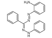 N-(2-aminophenyl)imino-N'-anilinobenzenecarboximidamide结构式