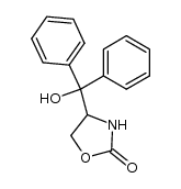 3-(hydroxydiphenylmethyl)-2-oxazolidininone-2结构式