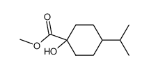 1-Methoxycarbonyl-4-isopropylcyclohexanol结构式