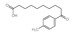 Benzenedecanoic acid,4-methyl-i-oxo- Structure