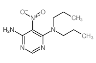 4,6-Pyrimidinediamine,5-nitro-N4,N4-dipropyl- Structure