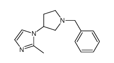 1-(1-benzylpyrrolidin-3-yl)-2-methylimidazole Structure