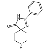 2-PHENYL-1.3.8-TRIAZA-SPIRO[4.5]DEC-1-EN-4-ONE HCL结构式